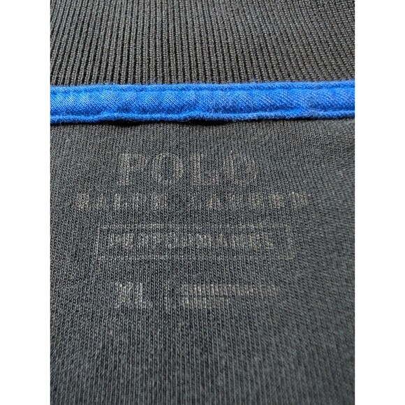 Polo Ralph Lauren Size XL Performance Zip Jacket Black Pockets Cotton Pony - Picture 5 of 12